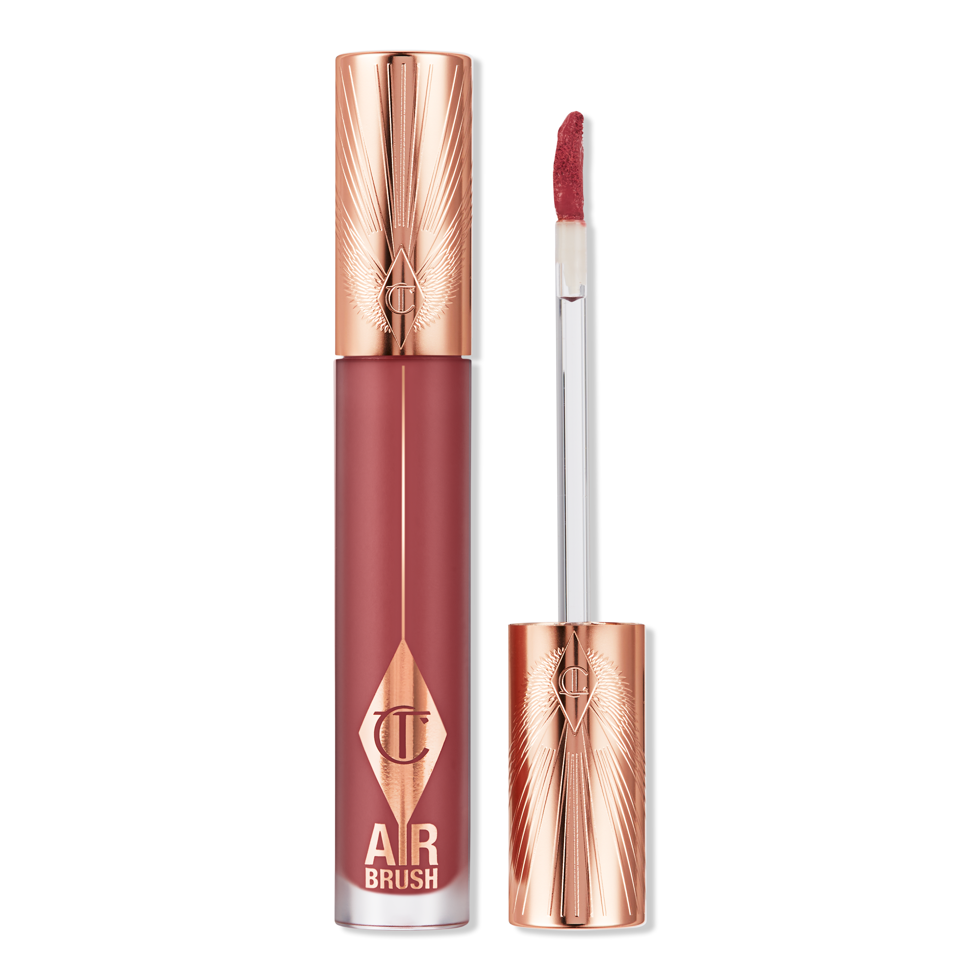 Airbrush Flawless Matte Lip Blur Liquid Lipstick - Pillow Talk Medium Blur