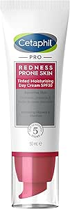 Cetaphil PRO Tinted Moisturising Day Cream SPF 30, 50ml, Face Sun Cream For Sensitive & Redness Prone Skin, Vegan Friendly