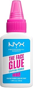 NYX Professional Makeup Primer, The Face Glue Primer, Gripping Primer for Face, Up to 24 Hour Hydration and Makeup Wear, Polyglutamic Acid, Non-Comedogenic, 35ml