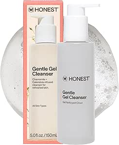 Honest Beauty Gentle Gel Cleanser with Chamomile & Calendula Extracts | Sulfate Free, Paraben Free | 5.0 fl. oz.