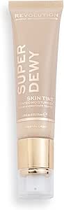 Makeup Revolution Superdewy Tinted Moisturiser, Light Coverage, Dewy Finish, Medium Light, 55ml