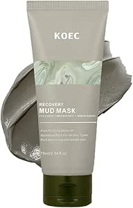 Angel Silk Soothing Mud Mask,Volcanic Mud Mask,Skincare for Deep Cleansing,Pore Cleansing Mask Contains 91.8% Natural ingredients-K Beauty Oil Control