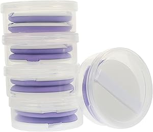 Healeved 20 Sets Portable Makeup Sponges Absorbent Sponges for Foundation Women Makeup Pads Applicators for Beauty Gentle to Skin