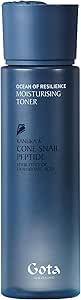 GOTA Moisturizing Toner – Hydrates & Firms with New Zealand Kanuka Tea Tree, 4 Types of Hyaluronic Acid & Cruelty-Free Cone Snail Peptide – Smooths Fine Lines – Ocean of Resilience – Clean Beauty