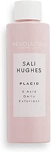 Revolution Skincare London, Sali Hughes, Placid 5-Acid Daily Exfoliant, Face Exfoliatior, 150 ml
