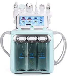 Hydrofacial Water Peel Aqua Facial Skin Care Water Aqua Dermabrasion RF Skin Scrubber Spray Cold Hammer Multifunction SPA Beauty Equipment Update Version Elitzia ETLB248